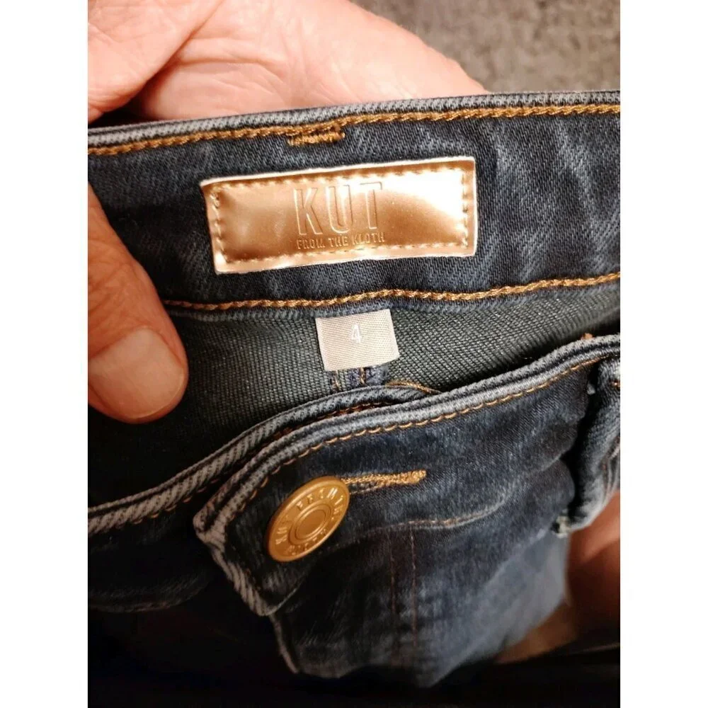 Kut From The Kloth Charlize Cigarette Leg Jeans High Rise Blue Size 4 28 X 27